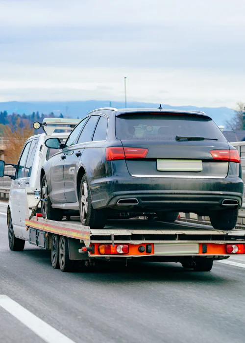samochód osobowy na lawecie - obrazek wyróżniający dla - zgłoszenie akcyzowe